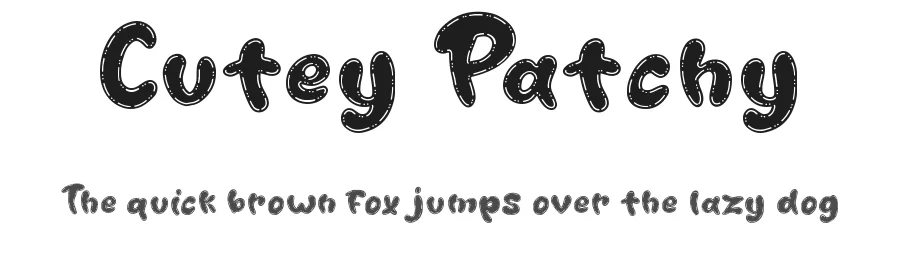 Cutey Patchy by Attype Studio — Decorative Font