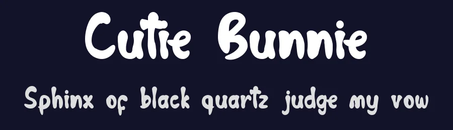 Cutie Bunnie by DM Letter Studio - Dimas Prasetyo — Decorative Font — thumbnail 2