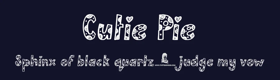 Cutie Pie by JSH creates — Decorative Font — thumbnail 2