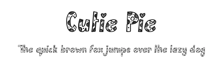 Cutie Pie by JSH creates — Decorative Font
