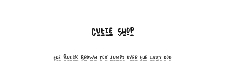 Cutie Shop