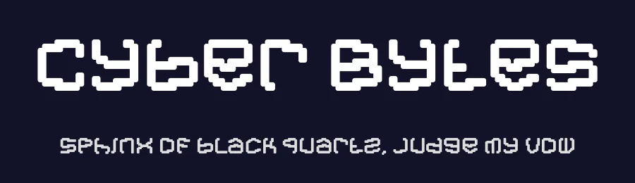 Cyber Bytes by PutraCetol Studio — Display Font — thumbnail 2