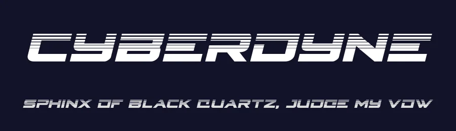 Cyberdyne by Iconian Fonts — Display Font — thumbnail 2