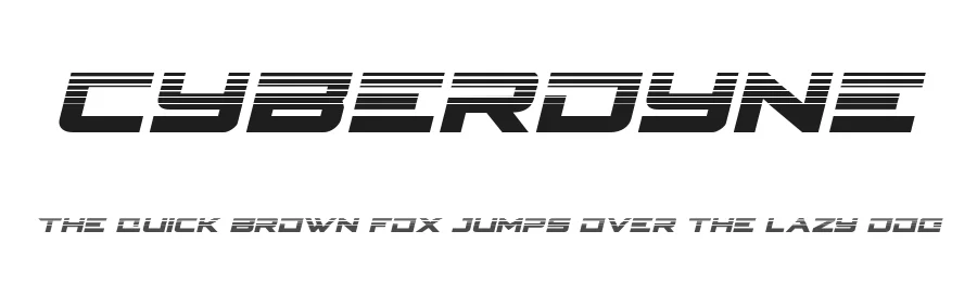 Cyberdyne by Iconian Fonts — Display Font