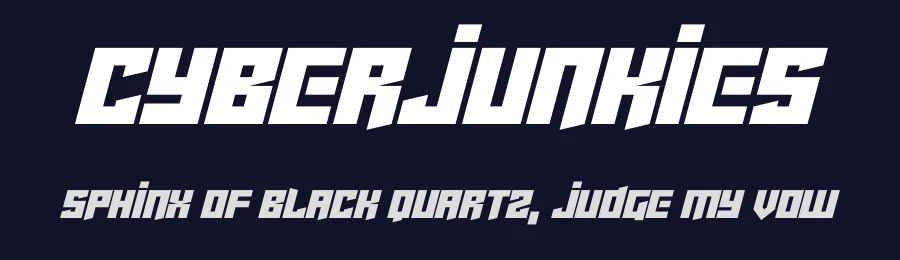 Cyberjunkies by Hawtpixel — Display Font — thumbnail 2