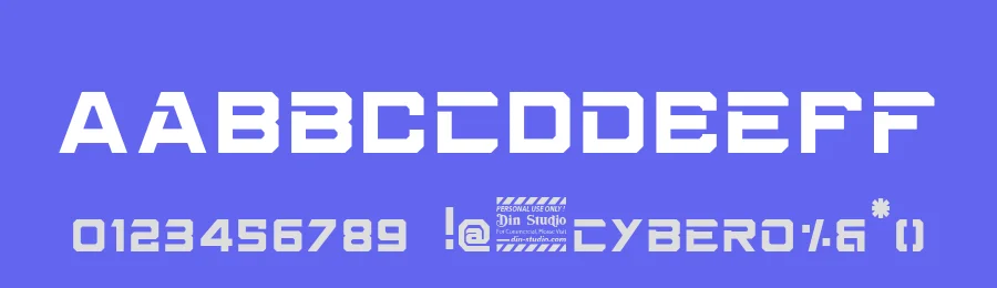 Cybero by Din Studio — Display Font — thumbnail 3