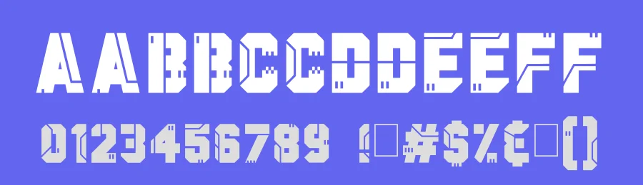 Cyborg Punk by imagex — Display Font — thumbnail 3