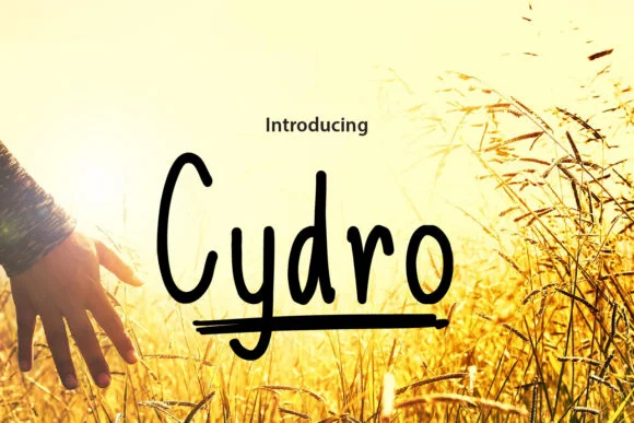 Cydro Font by da_only_aan — Script Handwritten Font