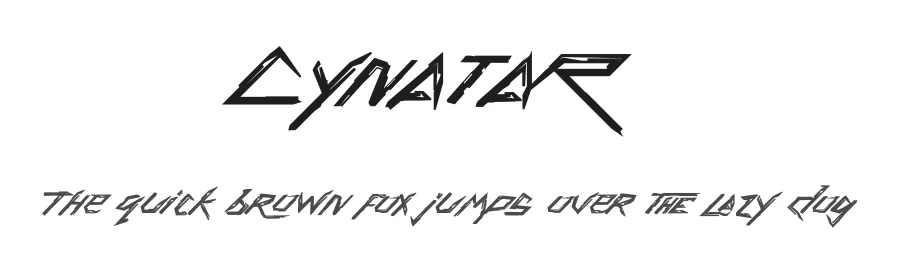Cynatar by Leonard Posavec - LeoSupply.co — Display Font