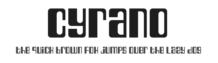 Cyrano by George Kelly β Decorative Font