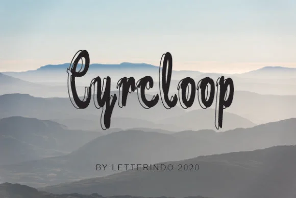 Cyrcloop Font by johndesign540 — Script Handwritten Font