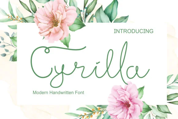 Cyrilla Font by typocrisy.studio — Script Handwritten Font