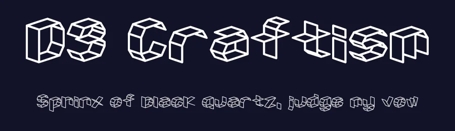 D3 Craftism by Digital Dream Design — Display Font — thumbnail 2