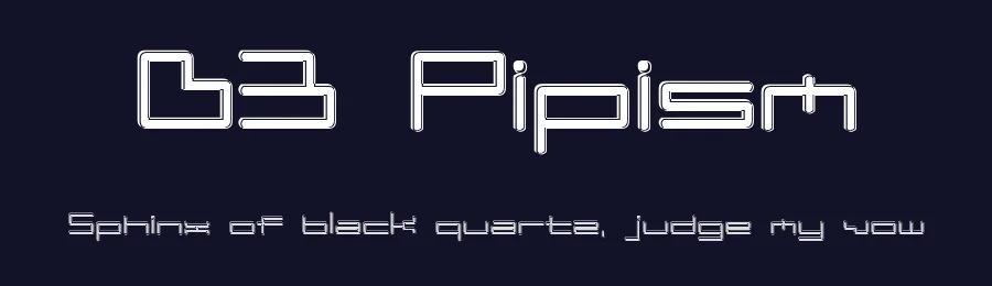 D3 Pipism by Digital Dream Design — Display Font — thumbnail 2