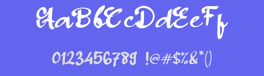 d Dahulu Script by wepfont.com — Script Handwritten Font — thumbnail 3