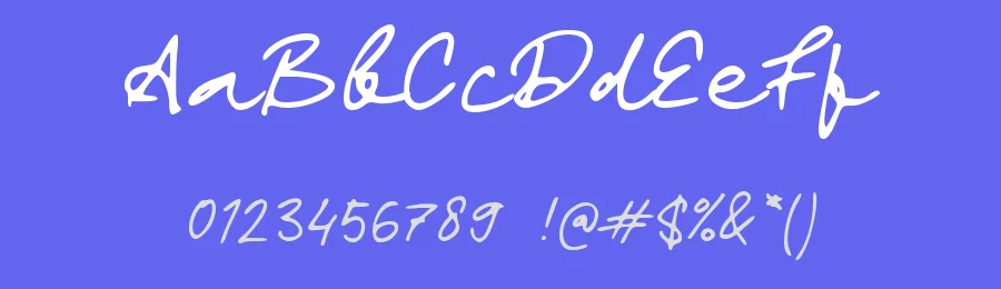 d Dark Signature by wepfont.com — Script Handwritten Font — thumbnail 3
