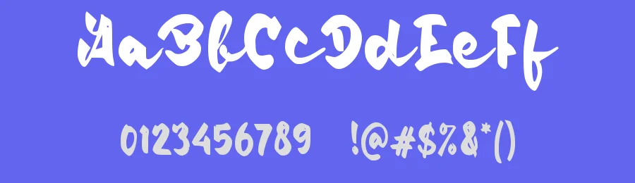 d Depan by wepfont.com — Script Handwritten Font — thumbnail 3