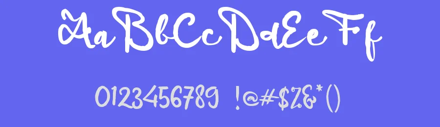 d Diluk Engkas by wepfont.com — Script Handwritten Font — thumbnail 3
