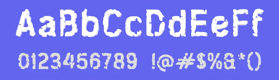 d Dinding by wepfont.com — Decorative Font — thumbnail 3