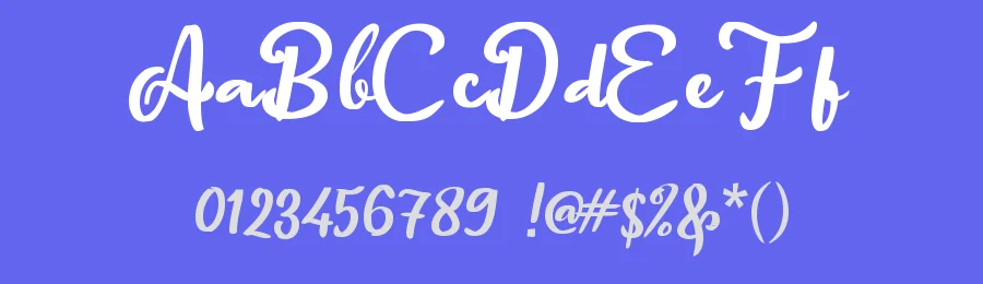 d Duhai by wepfont.com — Script Handwritten Font — thumbnail 3