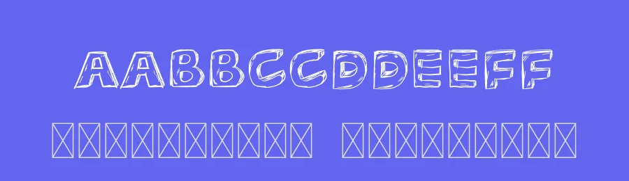 D Sketch by yujikung — Decorative Font — thumbnail 3