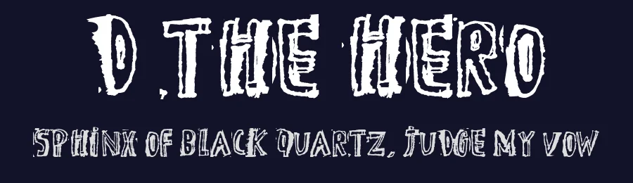 D the Hero by paintblack — Decorative Font — thumbnail 2