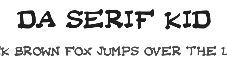 Da Serif Kid