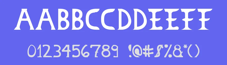 Dacian Donarium by Tudor Banciu — Decorative Font — thumbnail 3