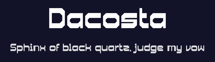 Dacosta by Tokokoo Studio — Decorative Font — thumbnail 2
