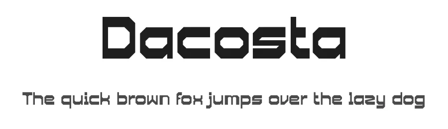 Dacosta by Tokokoo Studio — Decorative Font
