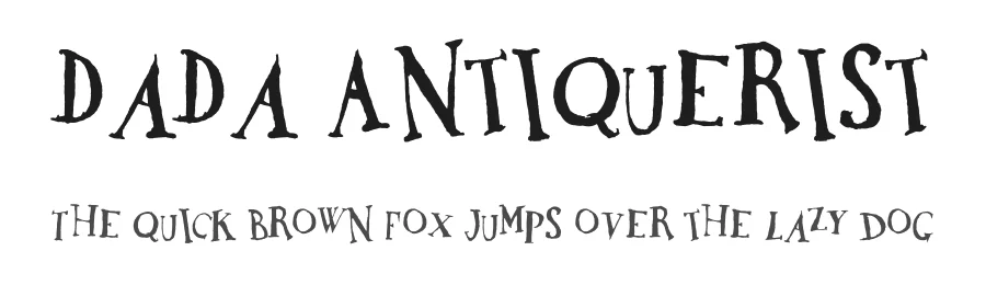 DaDa Antiquerist by Heyheydecay — Decorative Font