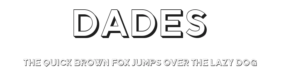Dades by Vladimir Nikolic — Sans Serif Font