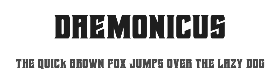 Daemonicus by Iconian Fonts — Decorative Font