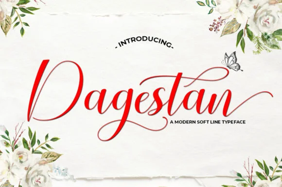 Dagestan Script Font by softcreative50 โ Script Handwritten Font
