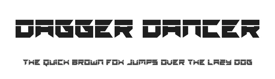 Dagger Dancer by Iconian Fonts β Display Font