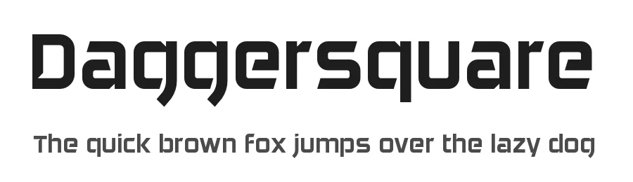 Daggersquare by Néstor Delgado — Display Font