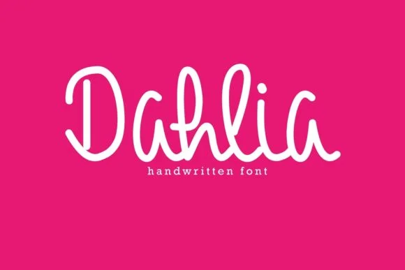 Dahlia Font by Phonnastudio by Phonnastudio — Script Handwritten Font