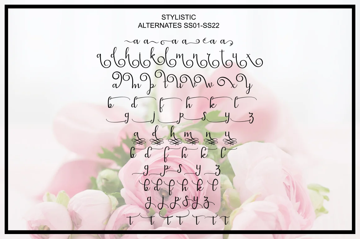Dahlia Script Font by masinong — Script Handwritten Font — thumbnail 9