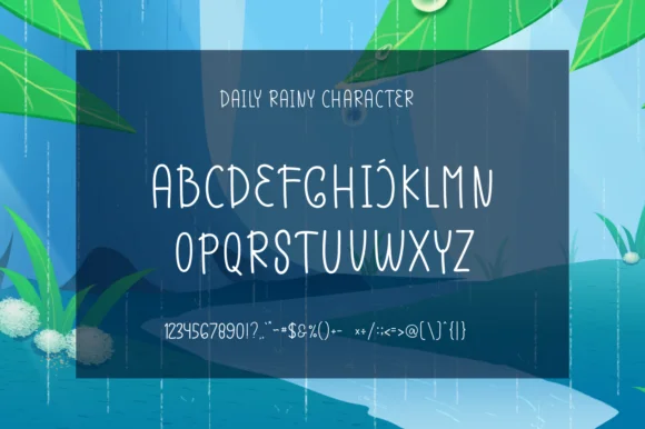 Daily Rainy Font by Rahagita Studio — Script Handwritten Font — thumbnail 2