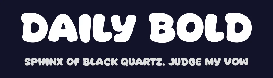 Daily Bold by Khurasan — Decorative Font — thumbnail 2