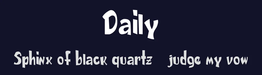 Daily by fontsandfashion — Decorative Font — thumbnail 2