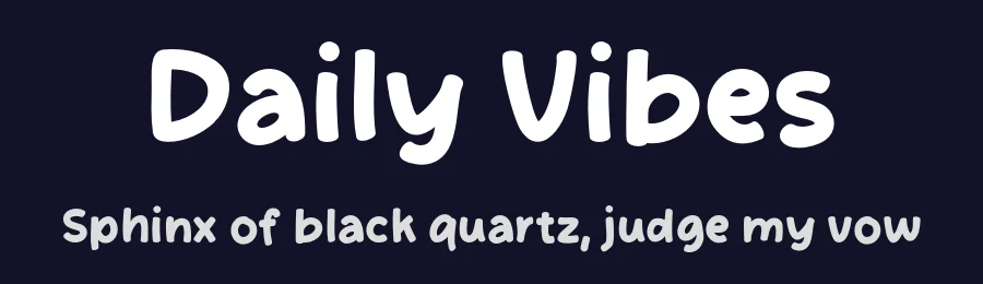 Daily Vibes by Origin Type — Decorative Font — thumbnail 2