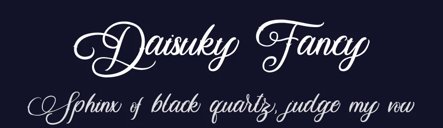 Daisuky Fancy by StringLabs Creative Studio — Script Handwritten Font — thumbnail 2