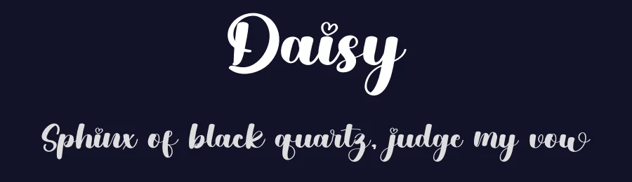 Daisy by Inermedia Studio — Script Handwritten Font — thumbnail 2