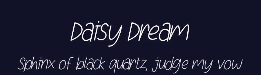 Daisy Dream by Letterena Studios — Decorative Font — thumbnail 2