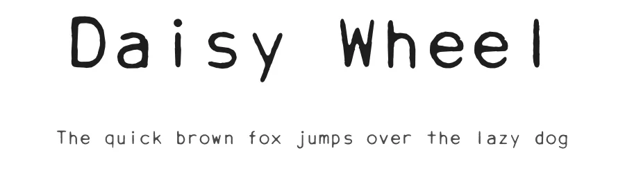 Daisy Wheel