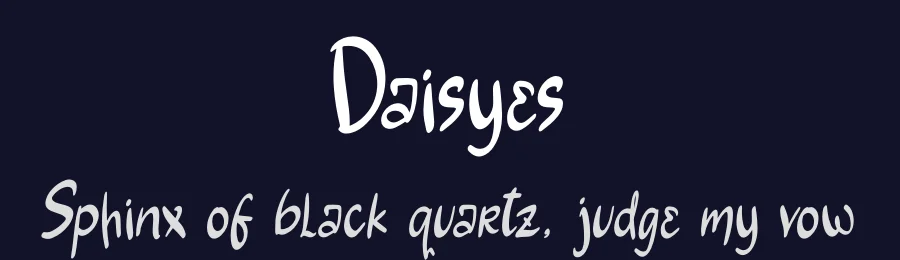 Daisyes by Denustudios — Script Handwritten Font — thumbnail 2