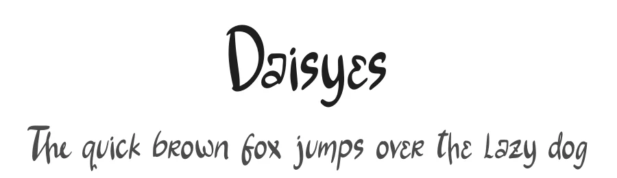 Daisyes by Denustudios — Script Handwritten Font