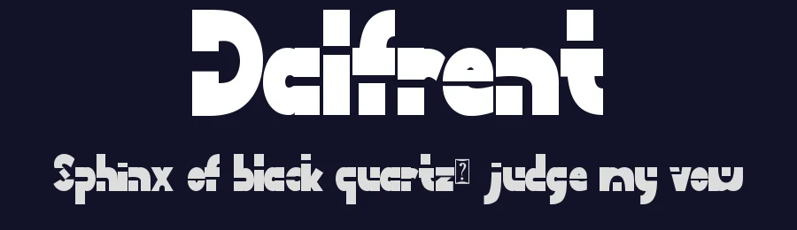 Dalfrent by Yoga Letter — Decorative Font — thumbnail 2