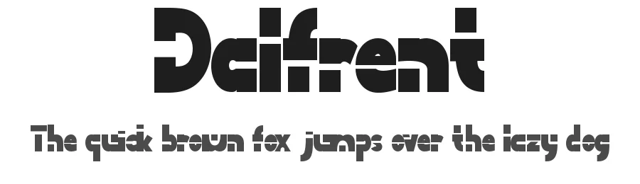 Dalfrent by Yoga Letter — Decorative Font